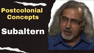 Subaltern Postcolonial Theory concepts  Postcolonialism [upl. by Aliahs]