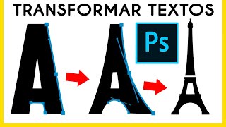 ✅Como Transformar Textos en Photoshop FACIL [upl. by Tiraj]