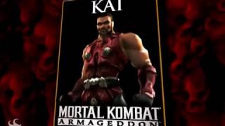 Mortal Kombat Armageddon  Kais Trading Kard Bio [upl. by Ellennahc]