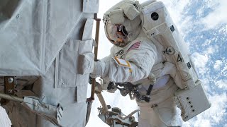 Spacewalk by NASA Astronauts to Install Space Station Science Platform [upl. by Elocn]