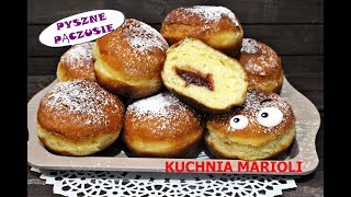 PYSZNE PĄCZKI Z MARMOLADĄ jak zrobić pączki z dżemem [upl. by Aicercul]