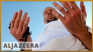 Jewish convert to Islam does pilgrimage to plain of Arafat [upl. by Haggi155]