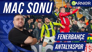 FenerbahçeAntalyaspor  Maç Sonu Değerlendirmesi [upl. by Norrad]