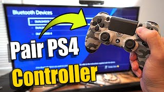 How to PAIR your NEW PS4 Controller to your Playstation 2 Methods [upl. by Ioved482]