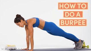 How To Do A Burpee  The Right Way  WellGood [upl. by Hands]