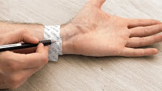 How To MEASURE Your Wrist for a watch [upl. by Eiznyl671]