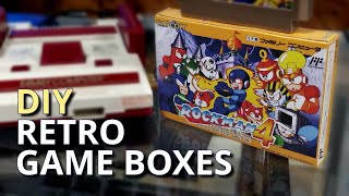 How to MAKE Your Own Retro Game Boxes [upl. by Davine570]