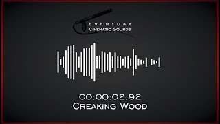 Creaking Wood  HQ Sound Effects [upl. by Zel114]