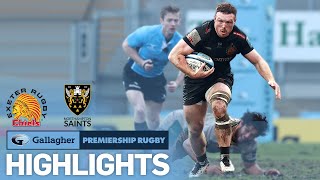 Exeter v Northampton  HIGHLIGHTS  Late Controversy at Sandy Park  Gallagher Premiership 202021 [upl. by Anitsej]