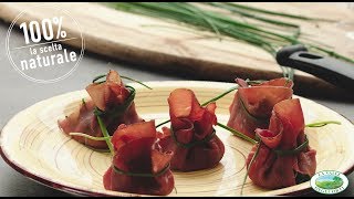 Fagottini di bresaola con spinaci e formaggio light  La Valle Degli Orti [upl. by Sugna]