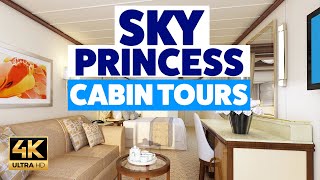 Sky Princess tours of ALL cabin types [upl. by Grous]