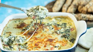 Spanakopita Dip A Cheesy amp Juicy Greek Appetizer [upl. by Frasch]