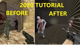 CS 16 How To Install Zombie Escape Mod 2020 TUTORIAL [upl. by Aehtna]