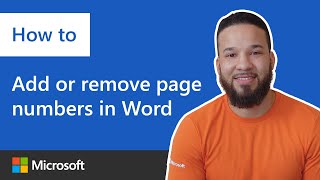 How to add or remove page numbers in Microsoft Word [upl. by Ader584]