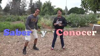 Spanish Song for quotSaber y Conocerquot conjugation and uses [upl. by Aliemaj]