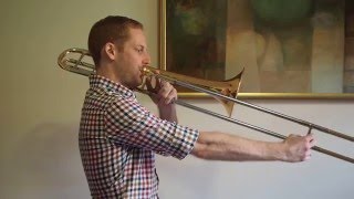 B Flat Major Scale  Trombone [upl. by Tsirc]