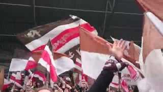 FC St Pauli Hymne Das Herz von Sankt Pauli  Gänsehautmoment am Millerntor [upl. by Mandie439]