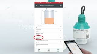 SITRANS LR100 setup with SITRANS mobile IQ [upl. by Henryetta]