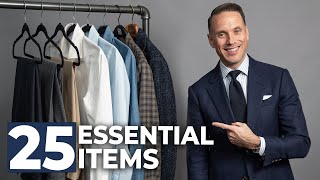 The ULTIMATE Beginner’s Capsule Wardrobe  25 Men’s Wardrobe Essentials [upl. by Einnov]