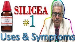 Homeopathy Medicine SILICEA Part 1 in Hindi  Uses amp Symptoms by Dr P S Tiwari [upl. by Anni]