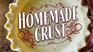 The BEST Homemade Pie Crust Recipe ON YOUTUBE 🥧 [upl. by Carlota]