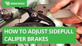 How to Adjust Sidepull Caliper Brakes [upl. by Botnick]