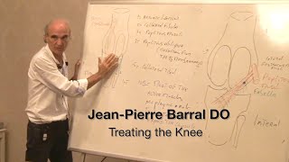 Osteopath JeanPierre Barral Treating The Knee Full Version 2021 [upl. by Ahcsrop]