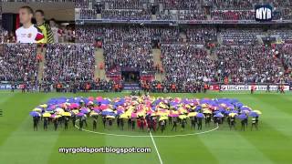 2011 UEFA Champions League Final Opening Ceremony Wembley Stadium London [upl. by Llebiram471]