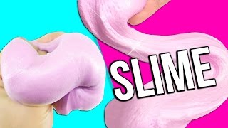 HAZ SLIME ESPONJOSO SIN BORAX  DIY FLUFFY SLIME  Tutoriales Belen [upl. by Refinaj957]