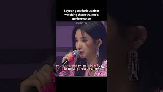 Soyeon gets furious after watching these trainees performance [upl. by Ahseela247]