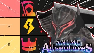 Trait Tier List  Anime Adventures [upl. by Swec]