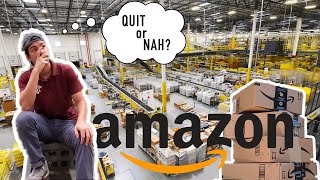 DAY IN THE LIFE Working at an AMAZON Warehouse Inside Footage [upl. by Ilarin]