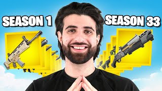 Ranking the BEST Weapon from EVERY Fortnite Season [upl. by Mcgruter]