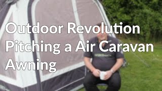 How To and Guide to Pitching a Air Caravan Awning [upl. by Philpot765]