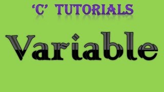 C Programming Tutorial  2 Variable [upl. by Eduj589]