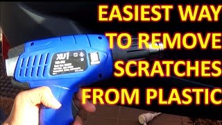 How to remove SCRATCHES from plastic PERMANANTLY [upl. by Brunella]