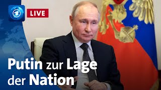 Putin Rede zur Lage der Nation [upl. by Mauro]