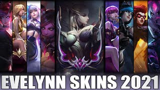 KDA ALL OUT Evelynn Skin Spotlight  League of Legends [upl. by Airdnekal]