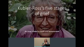 KublerRosss Five Stages of Grief  with Dr Z [upl. by Mcdougall158]