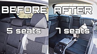 The Easiest Way To Add 3rd Row Seat In Any Small VW SUV  How To Change Any 5 Seats Car Into 7 Seats [upl. by Hpotsirhc]