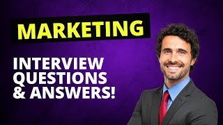 Marketing Interview Questions and Answers [upl. by Aronle]