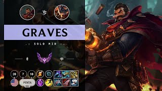 Graves Mid vs Rumble  NA Master Patch 1411 [upl. by Ccasi46]