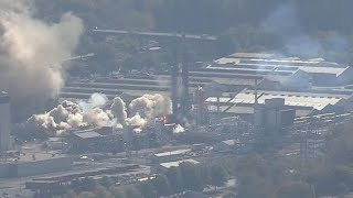 Chemical company explosion caught on camera [upl. by Mchugh]