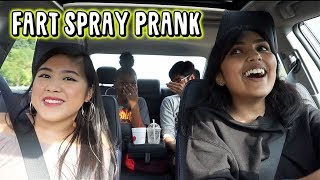 Sprayed Fart Spray in Car Prank on Friends Hilarious [upl. by Cleve]