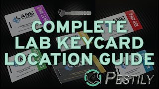 Complete Labs Keycard Spawn Locations v2  Escape from Tarkov [upl. by Satsoc]