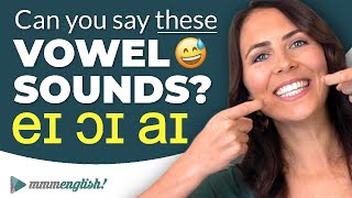 Pronunciation Practice 👄 Difficult Vowel Sounds DIPHTHONGS [upl. by Eenor]