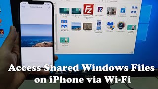 How to access Windows Folder From iPhoneiPad wirelessly without iTunes [upl. by Elmore]