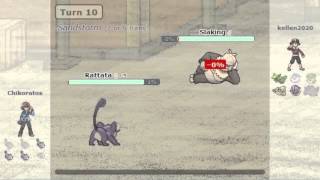 How to ruin a Pokemon battle  Rattata and Aron team [upl. by Eeltrebor388]