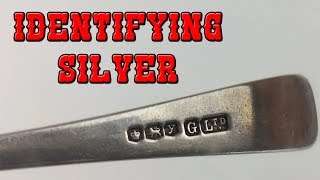 How To Easily Identify Sterling Silver  English Hallmarks [upl. by Bozuwa269]