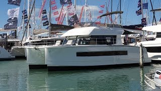 Fountaine Pajot 37 Power catamaran 2019  Walkthrough [upl. by Dhumma]